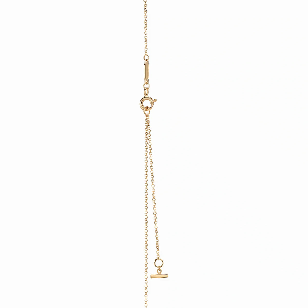 T Smile Dainty Curve Pendant Necklace