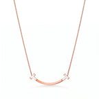 T Smile Mother-of-Pearl Bar Necklace