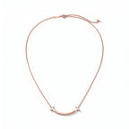T Smile Mother-of-Pearl Bar Necklace