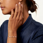 T Smile Mother-of-Pearl Chain Bracelet