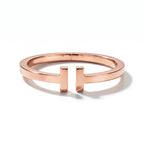 T Square Bold Polished Hinged Bangle