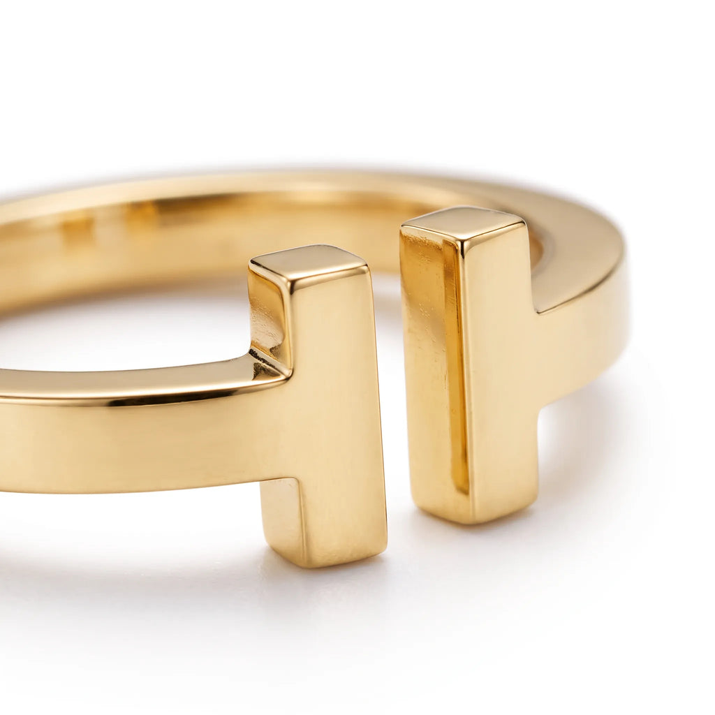 T Square Open Geometric Ring