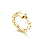T Square Open Geometric Ring
