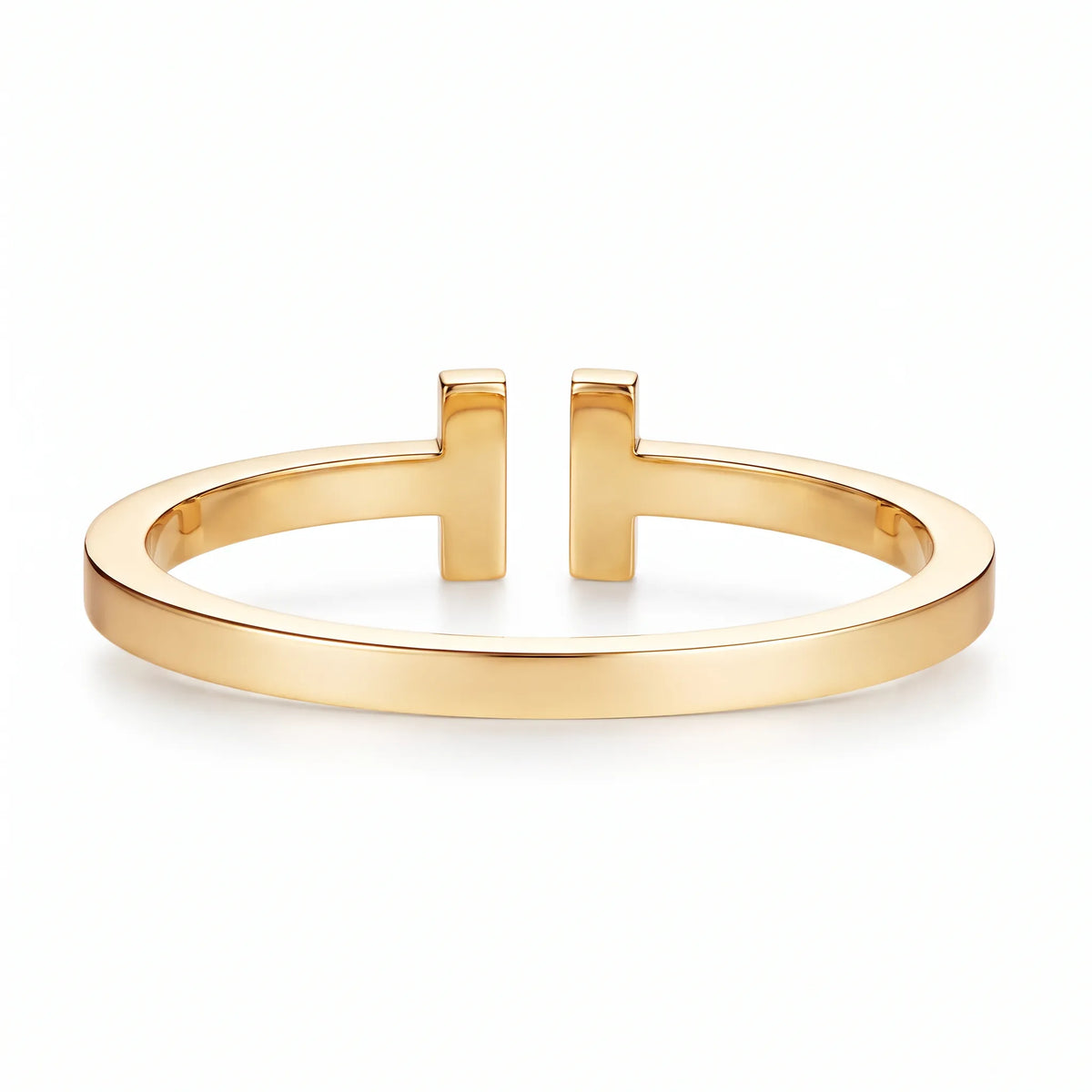 T Square Pavé Bar Hinged Bangle
