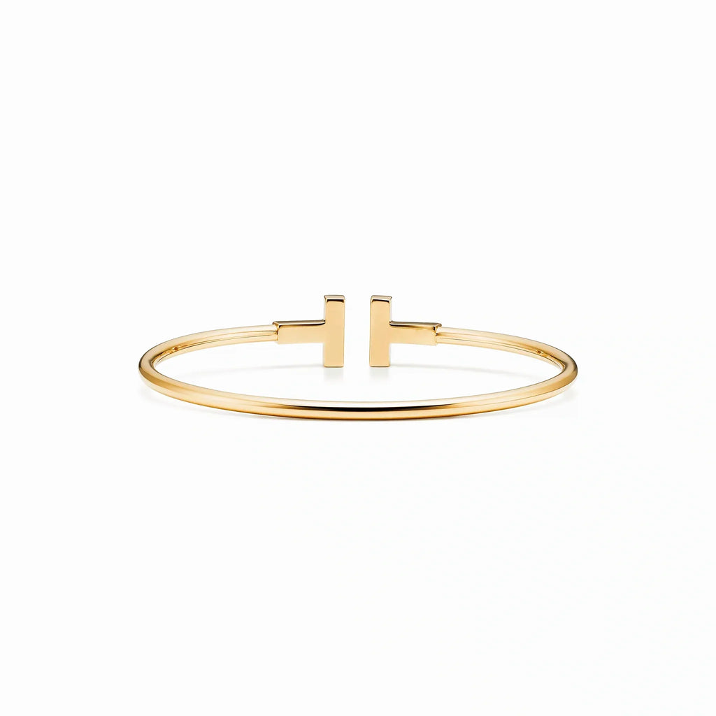 T Wire Duo Pavé Inlay Bangle