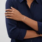 T Wire Duo Pavé Inlay Bangle