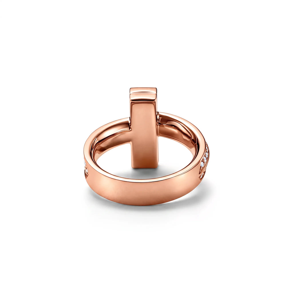 T1 Bar Full Pavé Band Ring
