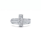 T1 Bar Full Pavé Band Ring