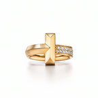 T1 Bar Half Pavé Band Ring