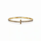 T1 Narrow Pavé Row Bangle
