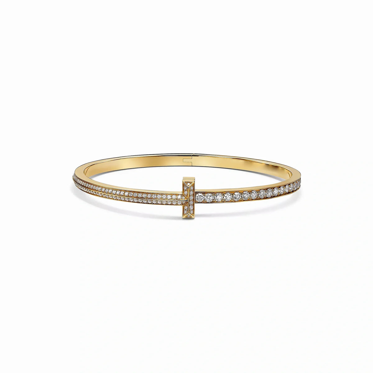 T1 Narrow Pavé Row Bangle