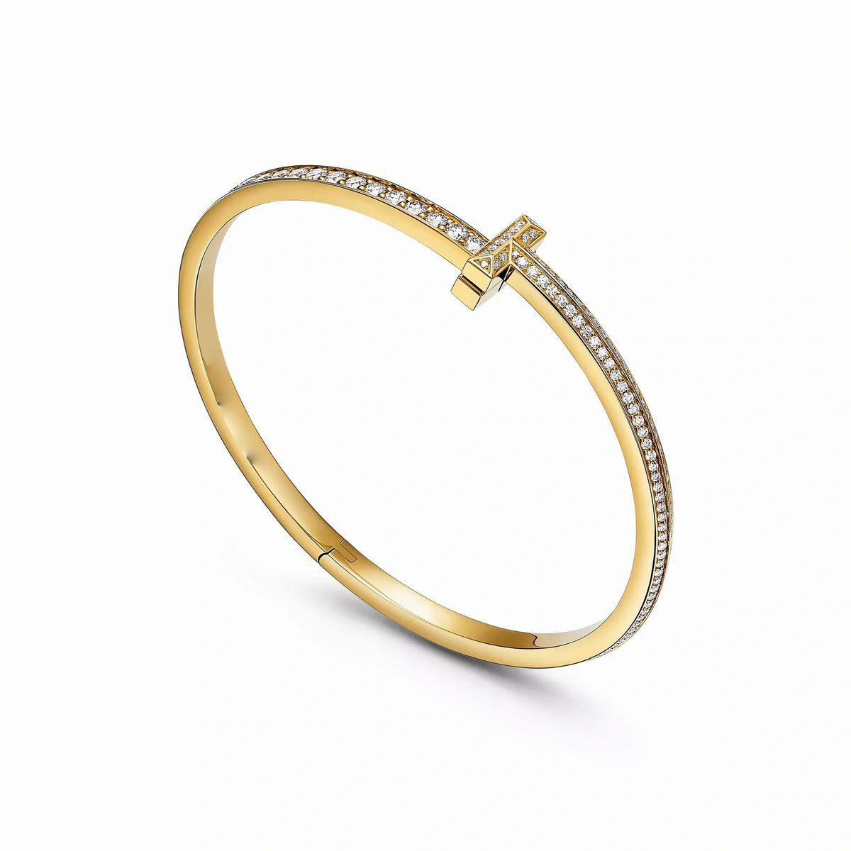 T1 Narrow Pavé Row Bangle