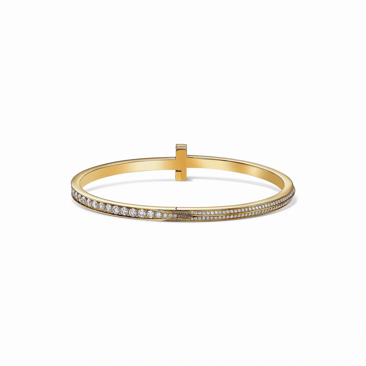 T1 Narrow Pavé Row Bangle