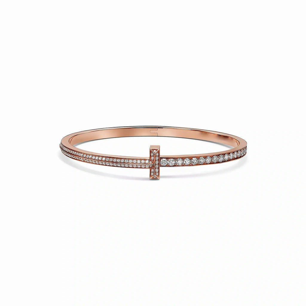 T1 Narrow Pavé Row Bangle