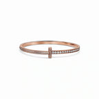 T1 Narrow Pavé Row Bangle