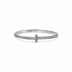 T1 Narrow Pavé Row Bangle