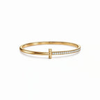 T1 Narrow Pavé Stackable Bangle