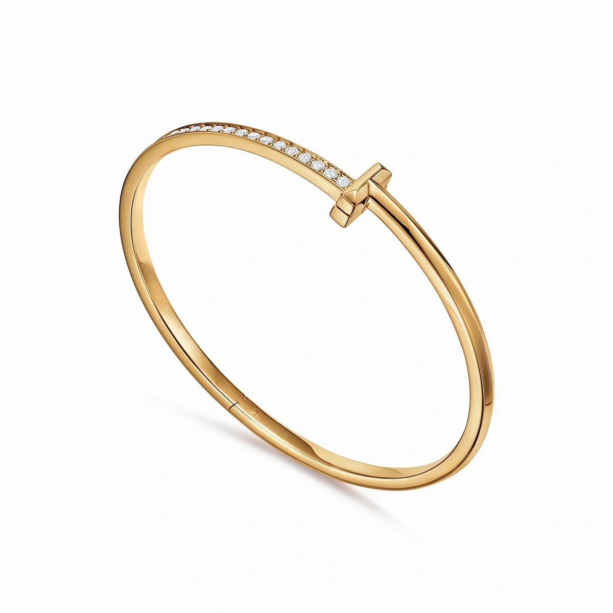 T1 Narrow Pavé Stackable Bangle