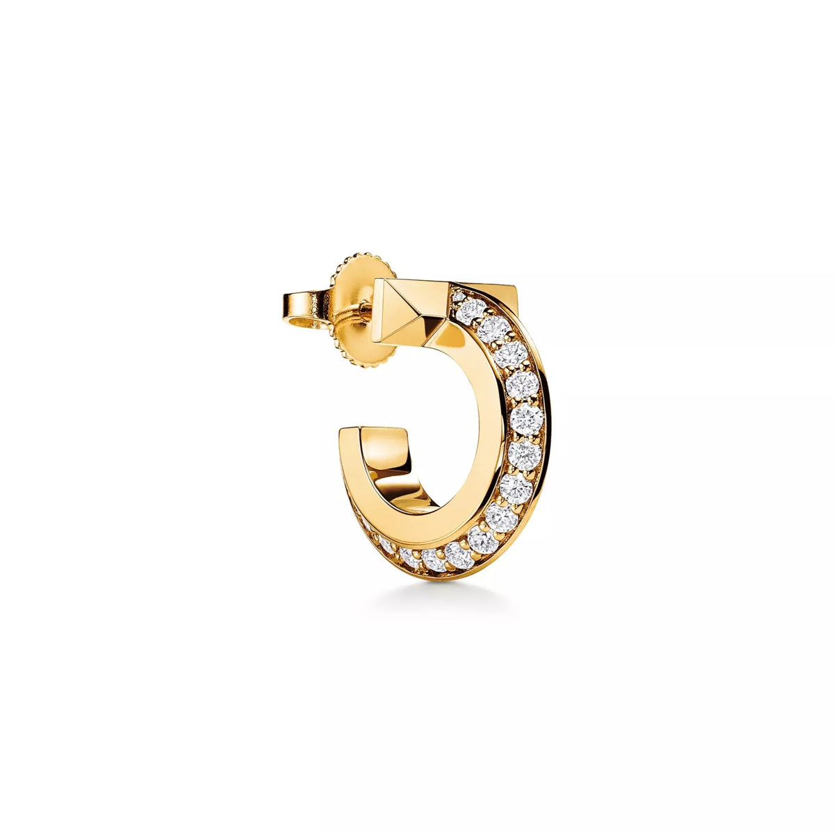 T1 Pavé Bold Hoop Earrings