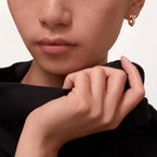 T1 Pavé Bold Hoop Earrings