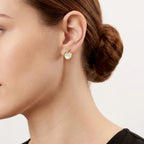 T1 Pavé Circle Drop Earrings