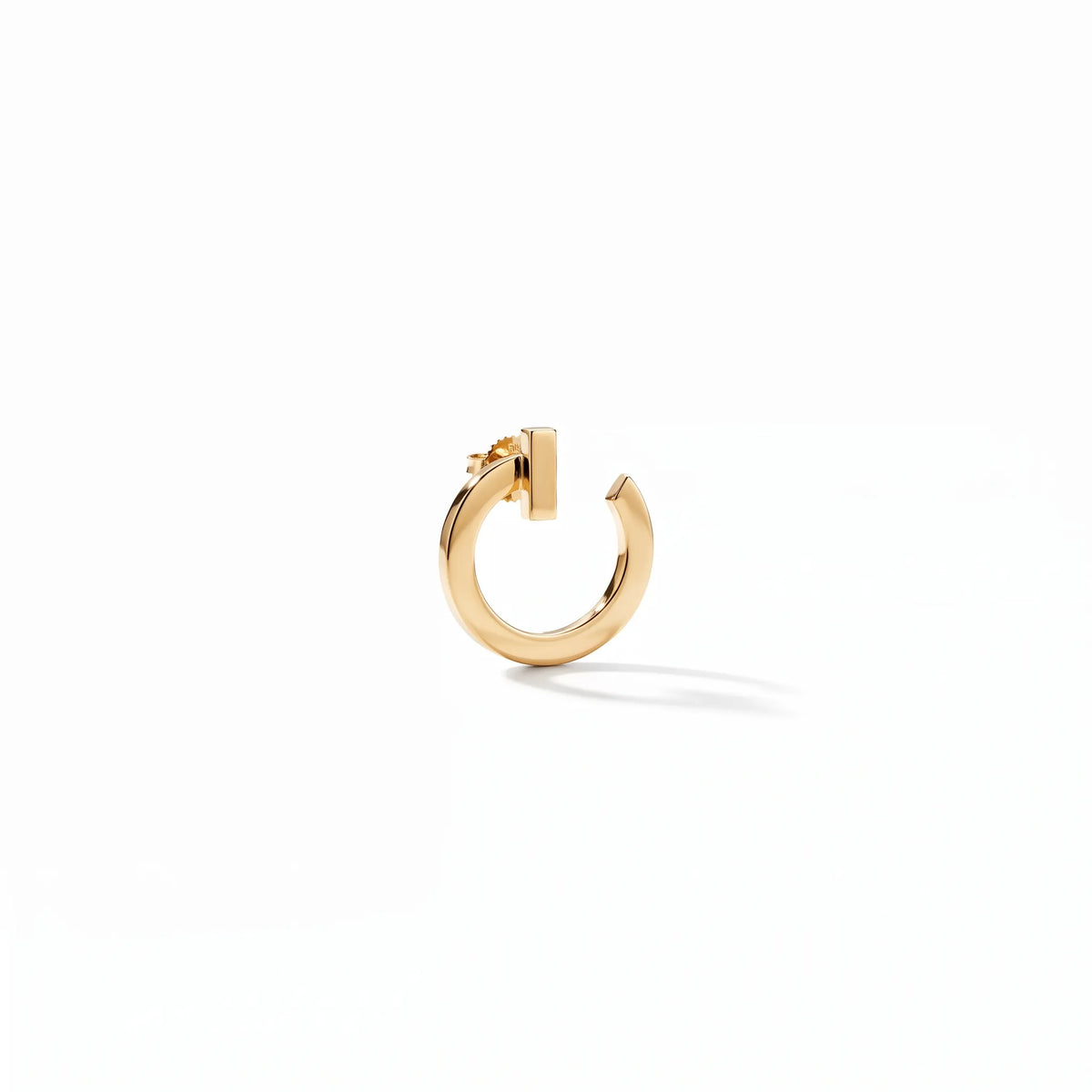 T1 Pavé Open Circle Hoop Earrings
