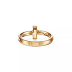 T1 Split Band Pavé Ring
