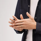 T1 Split Band Pavé Ring