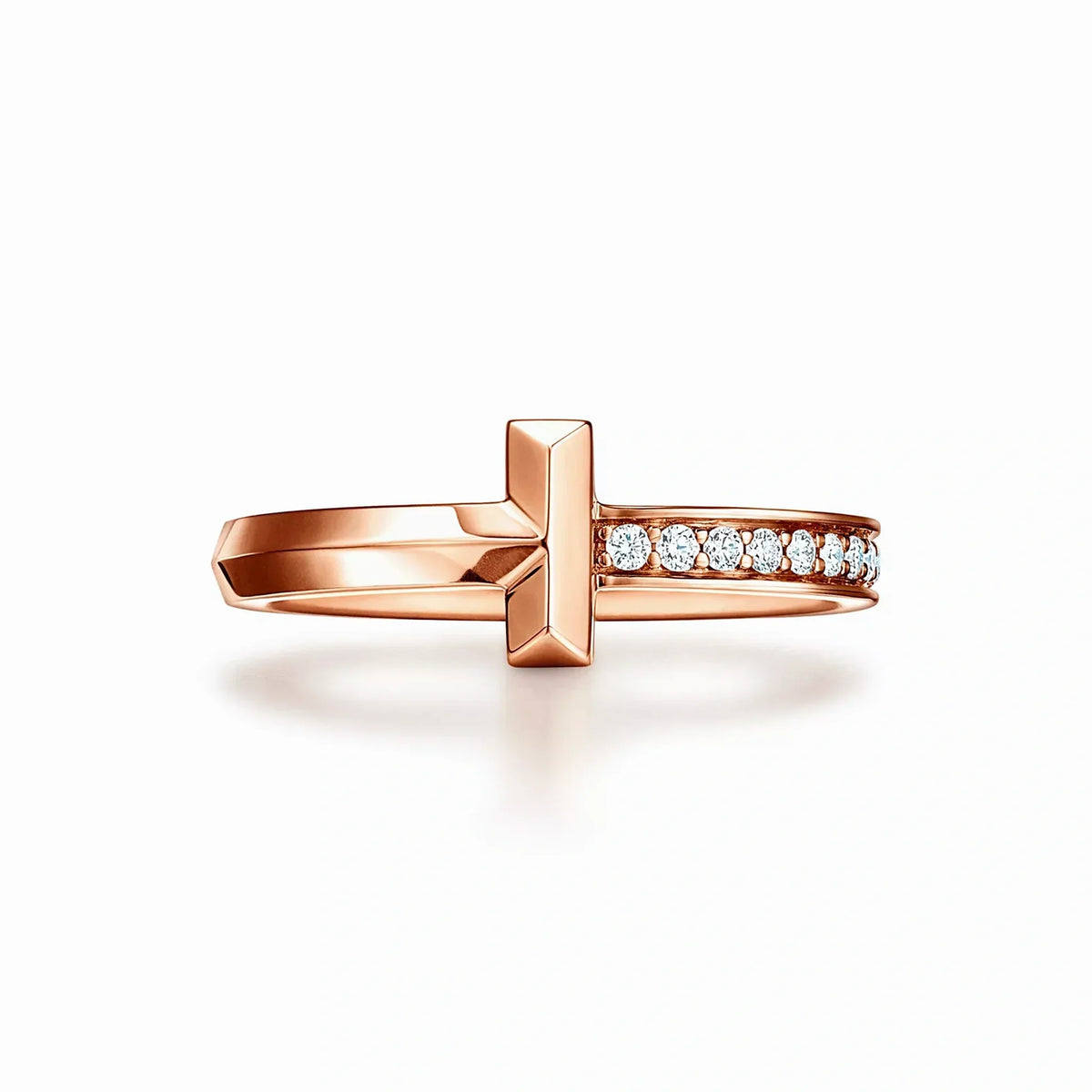 T1 Split Band Pavé Ring
