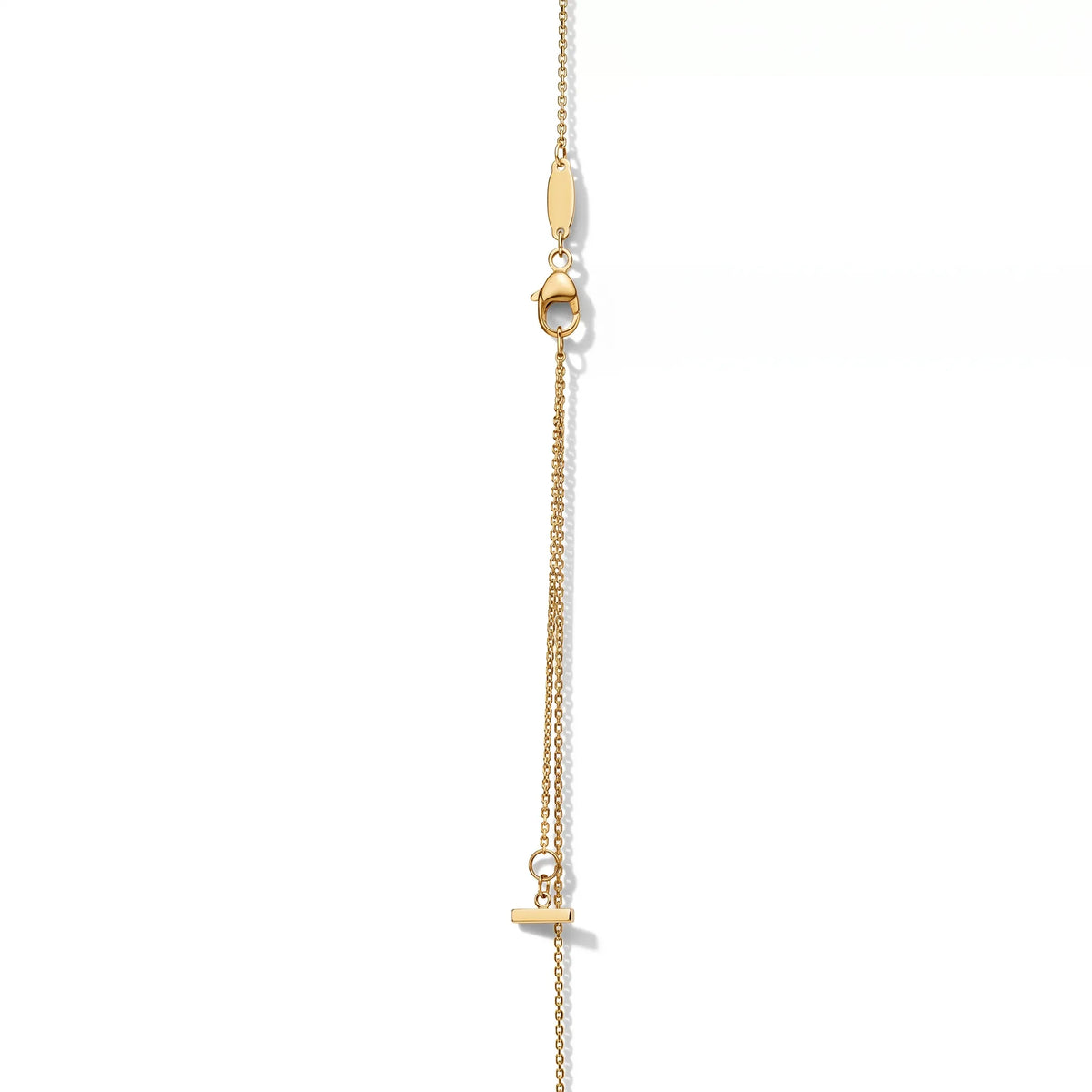 T1 Two-Tone Reversible Disc Necklace