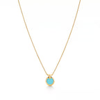 T1 Two-Tone Reversible Disc Necklace