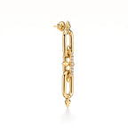 Titan Spear Double Link Drop Earrings