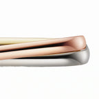 Trinity Continuum Three-Tone Square Link Bangle