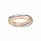 Trinity Harmonie Three-Tone Interlocking Bangle