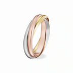 Trinity Harmonie Three-Tone Interlocking Bangle