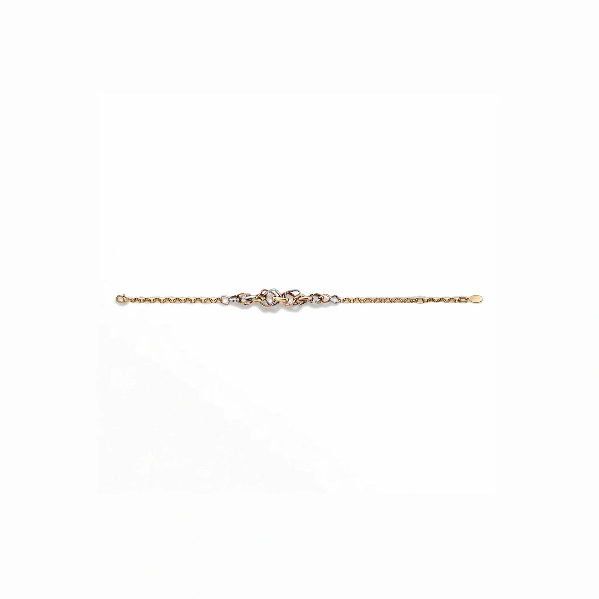 Trinity Liaison Three-Tone Chain Bracelet