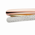 Trinity Lumiere Three-Tone Pavé Bangle