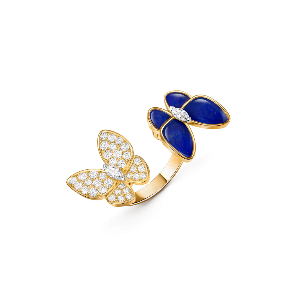 Two Butterfly Jardin Bypass Ring
