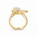 Two Butterfly Lumiere Wrap Ring