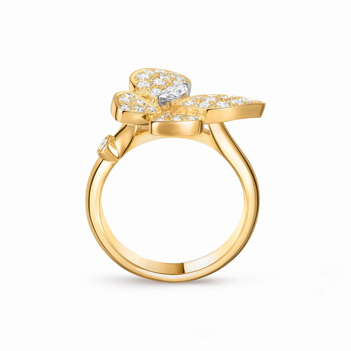 Two Butterfly Lumiere Wrap Ring