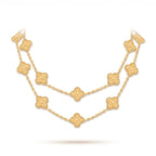 Vintage Alhambra 20 Clover Long Necklace