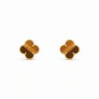 Vintage Alhambra Blue Clover Earrings