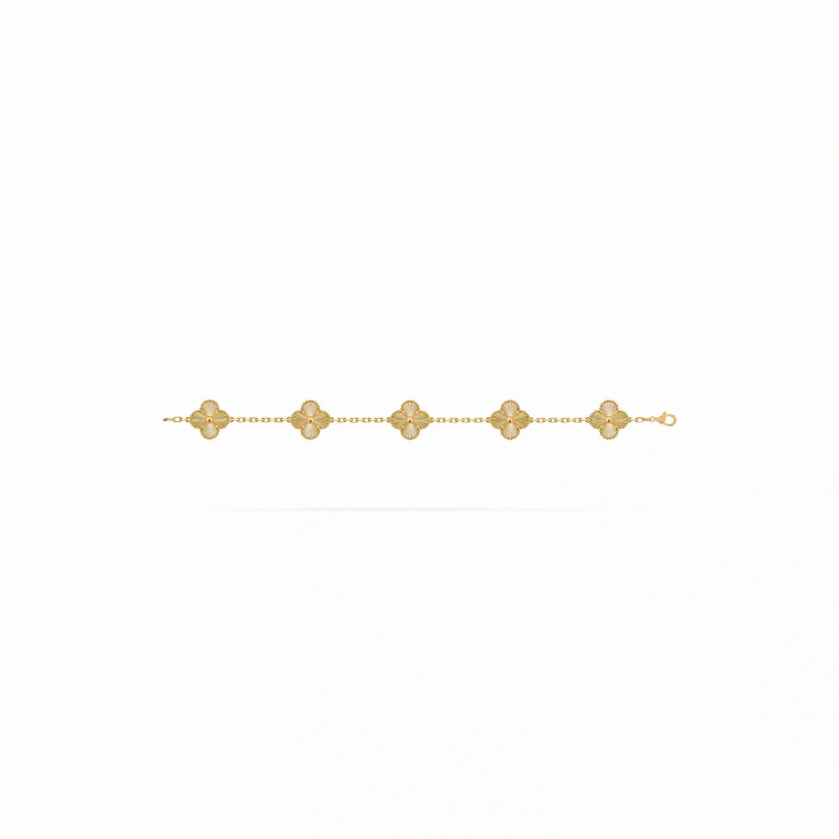 Vintage Alhambra Guilloche Clover Bracelet