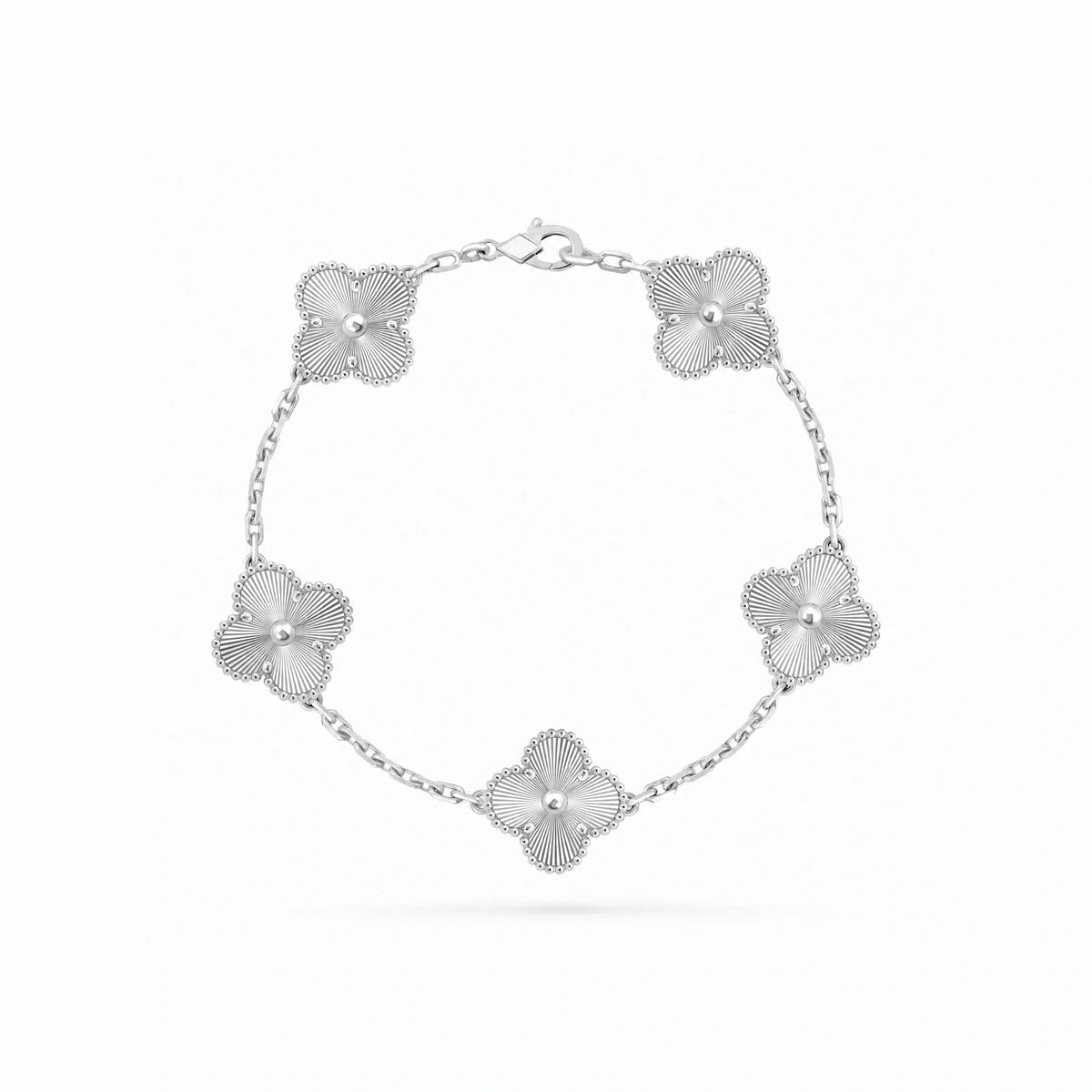 Vintage Alhambra Guilloche Clover Bracelet