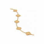 Vintage Alhambra Hammered Clover Bracelet
