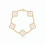 Vintage Alhambra Mother-of-Pearl Clover Bracelet
