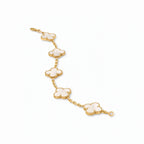 Vintage Alhambra Mother-of-Pearl Clover Bracelet