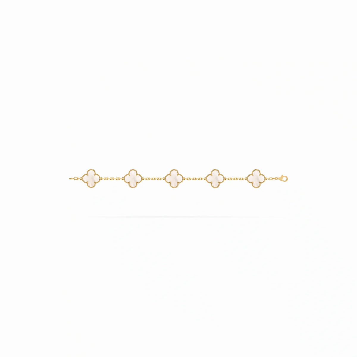 Vintage Alhambra Mother-of-Pearl Clover Bracelet
