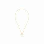 Vintage Alhambra Nacre Clover Pendant Necklace