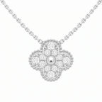 Vintage Alhambra Pavé Clover Pendant Necklace